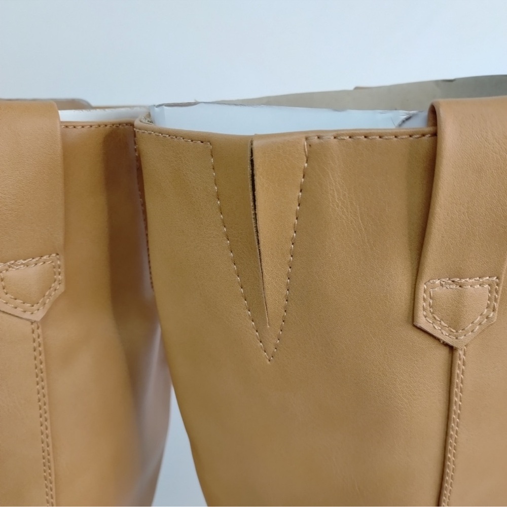 🆕Universal Thread Women’s Tan knee-high Heeled Boots❤️❤️❤️Size 11M - Picture 5 of 7